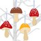 Big Dot of Happiness Wild Mushrooms - Red Toadstool Decorations - Tree Ornaments - Set of 12